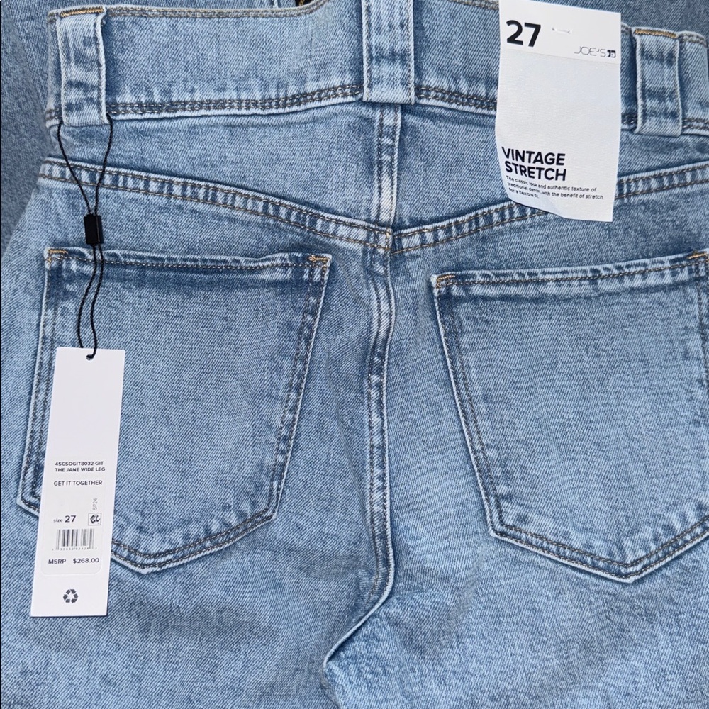 Joe’s Jeans THE JANE
SUPER HIGH RISE WIDE LEG 
Sz 27 nwt $268 - Picture 6 of 6